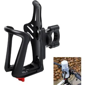 Bike Water Bottle Holder, Water Bottle Holder for Bike, Adjustable Bike Cup Holder for 1.81-2.87" Diameter Bottles, Motorcycle Cup Holder, Water Bottle Cage, Bike Drink Holder for Handlebar & Frame