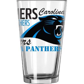 logobrands Carolina Panthers 16oz. Team Spirit Pint Glass