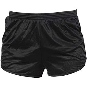 Military Running Shorts, Ranger Panties Black Silkies (2Xlarge)