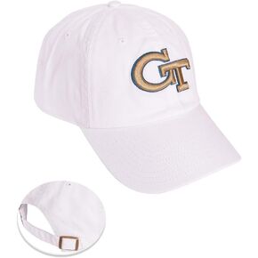 Desert Cactus Georgia Tech University Baseball Hat Yellow Jackets GT Institute of Technology Brimmed Embroirderd Hats Cap Adjustable Cloth Strap Adult (Style C1)
