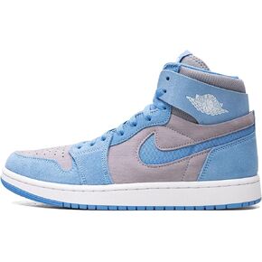 Jordan Mens Air 1 Zoom CMFT 2 "University Blue - Cement Grey/University Blue/White - Size 8