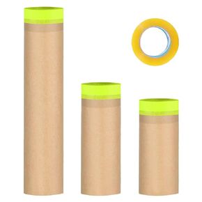 Masking Paper, 20" X 100feet, Tape and Drape for Automotive Painting Covering, Paint Spray Shield for House Painting