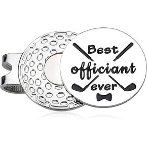 Wedding Officiant Golf Gifts Funny Golf Ball Maker Golf Gifts for Him Best Officiant Ever Gifts from Couple, Bride Groom Thank You Gifts, Proposal Gift for Wedding Officiant Pastor Minister Silver