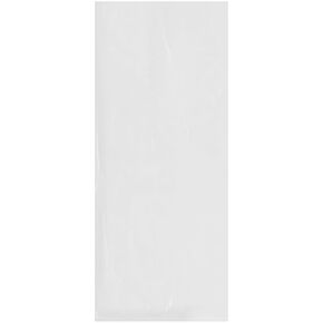 Plymor 10" x 24" (Pack of 100), 2 Mil Flat Open Clear Plastic Poly Bags