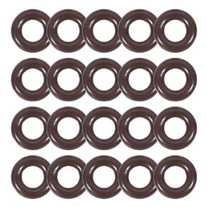 uxcell Fluorine Rubber O-Rings 7.6mm OD 4mm ID 1.8mm Width, Metric FKM Sealing Gasket, Pack of 20