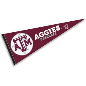 College Flags & Banners Co. Texas A&M Aggies Baseball Pennant Full Size