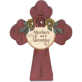 Pavilion Gift Company Simple Spirits 41022 Self-Standing Cross, 5-Inch, Mother