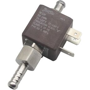 JIAYIN JYZ-3 Normally Open N/O 2 Way DC 12V Brass Coffee Makers Steam Air Water Electric Solenoid Valve Inlet Valve