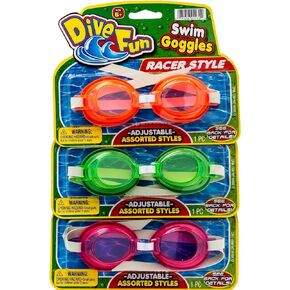 Kids Swimming Goggles (3 Pack Assorted) Styles Soft Training Leak-proof Goggles for Kids Summer Pool & Sea Swim Great for Kids & , Boys and Girls. Swimming Googles Set. Plus 1 Bouncy Ball 1170-3p