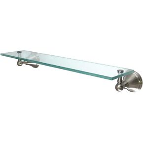 Kingston Brass BA2979SN Governor Glass Shelf, 20-3/4" Length, Brushed Nickel