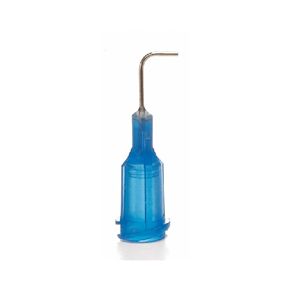 Metcal 922050-90BTE سلسلة TE إبرة منحنية دقيقة من الفولاذ المقاوم للصدأ لتوزيع السوائل، زاوية 90 درجة، أزرق، 22 مقياس، حجم طرف 0.5 بوصة (عبوة من 50)
