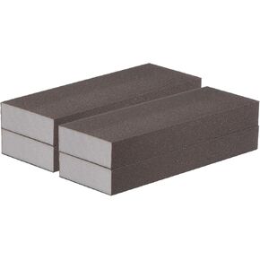 HARFINGTON 4pcs Superfine Sanding Sponge Blocks 500-600 Grit Foam Sanding Block for Polishing Kitchen Metal Wood Drywall, 200x70x25mm