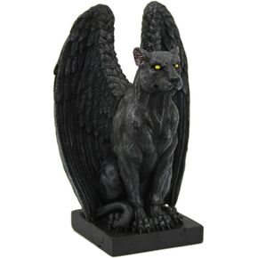 Pacific Giftware Jaguar Winged Gargoyle Collectible Figurine 6 Inches Tall
