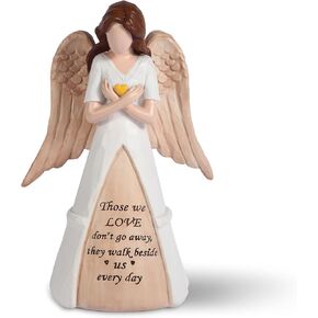 Sympathy Gifts Memorial Gifts for Loss of Loved One, Bereavement Gifts Ideas Remembrance Gifts, Comfort Condolence Angel Gifts for Women Friend Mom Mother Sister Daughter, 7.48 Inches Angel Figurines