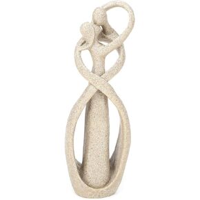 Sandstone Lover Figurine Hug Kiss Abstract Art Sculpture Statue Collectible Figurines, Handmade Sandstone Crafts Home Office Bookshelf Desktop Decor Valentines Wedding Gifts for