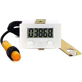 LCD Digital 0-99999 Counter 5 Digit Plus UP Gauge + Proximity Switch Sensor with Magnetic