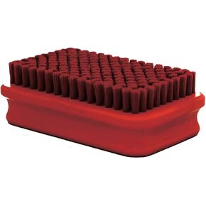Swix Red Nylon Brush Rectangular T0190B for Liquid Wax Finish