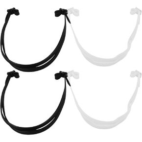 POPETPOP 2 Sets Swimming Goggles Glasses Silicone Strap Head Band Replacement Swimming Eyewear Lanyards with Cord Lock Clamp Diving Snorkeling Mask Replacement