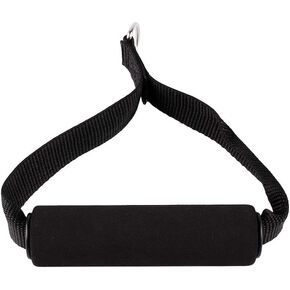 CHICIRIS Gym Fitness Resistance Rope, Station Gym 70KG Resistance Band Handle Heavy Duty Cable Handle Black for Pulling Exercises for Lifting