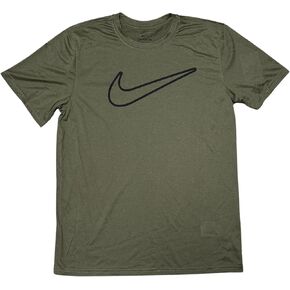 تيشيرت اللياقة البدنية Dri-Fit للرجال من نايكي (الولايات المتحدة، ألفا، كبير، عادي، عادي، أخضر) in Saudi Arabia