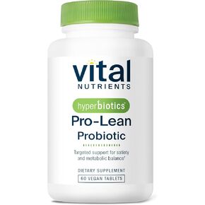 Hyperbiotics PRO Lean Vegan Probiotics for Women and Men | Time Released Probiotic with Orafti P95 Prebiotics | Supports Metabolism and Digestive Health | Gluten, Dairy, and Soy Free | 60 Tablets