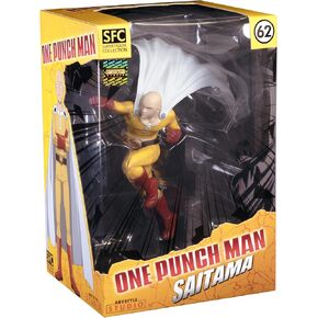 One Punch Man Saitama 6.3" Tall SFC Collectible PVC Figure Statue Anime Manga Figurine Home Room Office Décor Gift