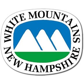 Oval White Mountains New Hampshire (Logo nh Hike Travel rv)