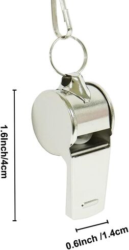 QTECLOR Emergency Whistles with Lanyard,Loud Crisp Sound Whistle,Plastic Whistle Bulk Ideal for Coaches, Referees, Officials,Teacher,Lifeguard,4 Pcs Colorful Sports Whistle in Saudi Arabia