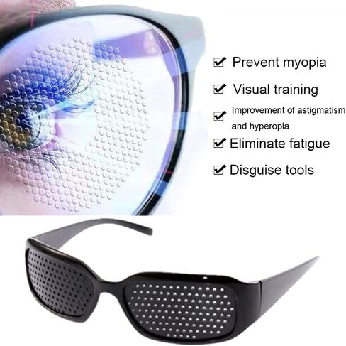 مجموعة من نظارتين للجنسين مضادة لقصر النظر الاستجماتيزم للرجال والنساء لتحسين الرؤية وتصحيح الحول نظارات التعب (أسود-91-D2) in Kuwait
