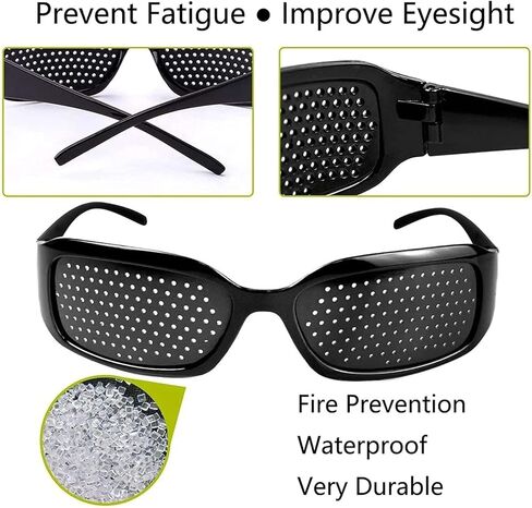 مجموعة من نظارتين للجنسين مضادة لقصر النظر الاستجماتيزم للرجال والنساء لتحسين الرؤية وتصحيح الحول نظارات التعب (أسود-91-D2) in Kuwait