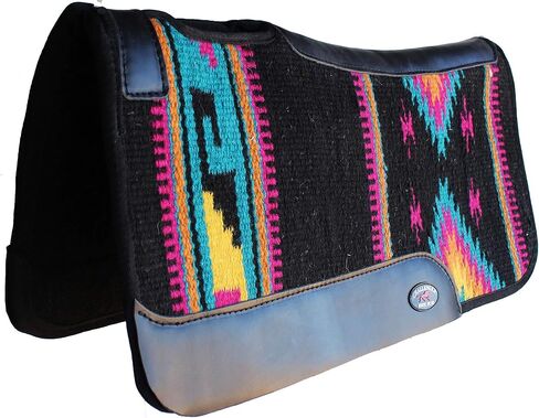 CHALLENGER Horse Saddle PAD Western 30 x 30 Wool Blend Felt Southwest Contoured 39RT22 in Saudi Arabia