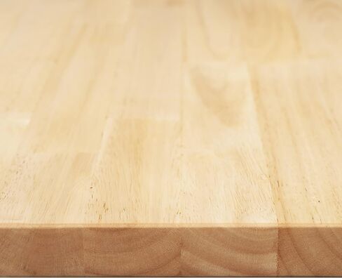 Latitude 59 Hardwood 4 ft. L x 20 in. D x 1.25 in. T Butcher Block Folding Countertop in Clear UV Finish Black Brackets in Saudi Arabia