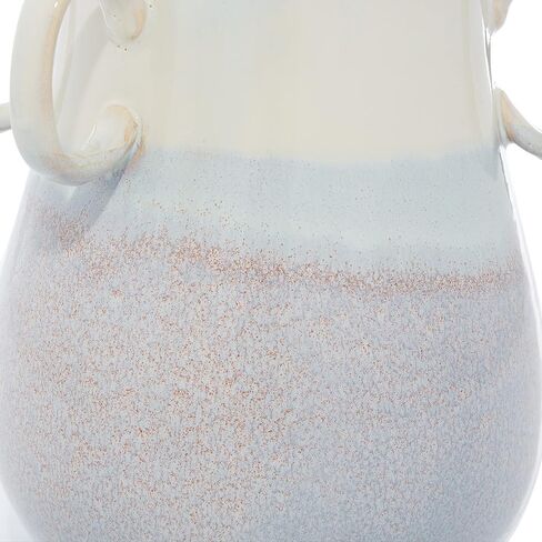 The Novogratz Ceramic Vase with Handles, Set of 2 12", 8"H, White in Saudi Arabia