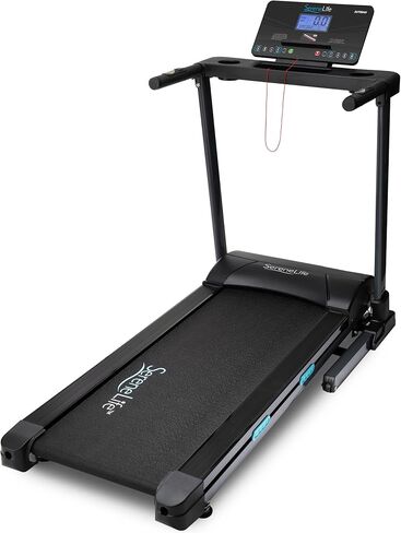 SereneLife Electric Folding Treadmill - Foldable Home Fitness Equipment for Walking & Running, 2.5 HP Indoor Home Cardio Machine with Downloadable App, Safety Key, 15 Incline Levels, 36 Training Modes in Saudi Arabia