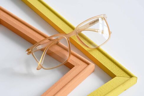 Eyekepper Reading Glasses Large Frame Square Readers Spring Hinges Men Women Champagne +3.00 in Saudi Arabia
