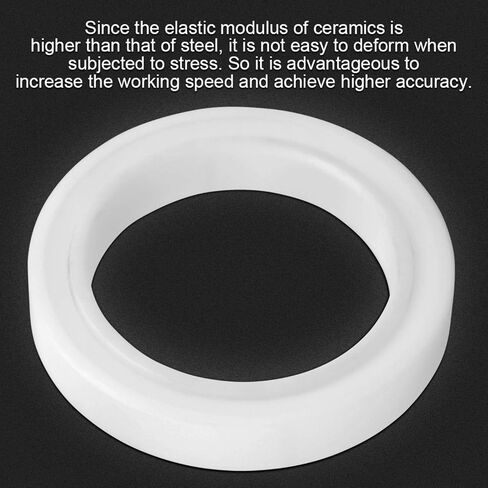 1Pc 6806-2RS Sealed Full Ceramic Bearing ZrO2 Ball Bearing 30x42x7mm,Full Ceramic Bearings ZrO2 Bearing,Suitable for Working Under Severe Conditions Filled with Corrosive Medium. in Saudi Arabia