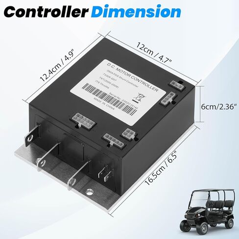 73326 G07 350A 36V PDS Shunt Controller ITS Throttle، يناسب عربات الجولف EZ-GO TXT سنة 2000 - 2009، يستبدل 73326G02 73326-G07 73326G04 73326G05 73326G06 73326G08 in Kuwait
