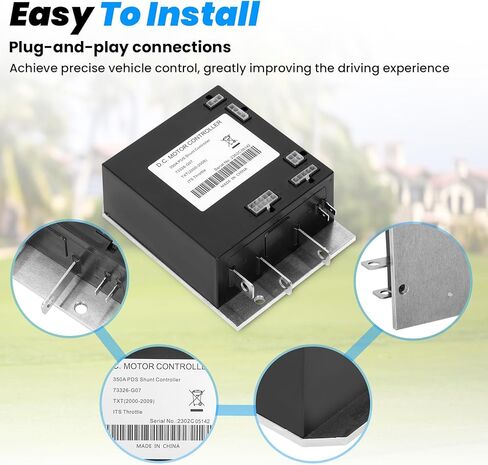 73326 G07 350A 36V PDS Shunt Controller ITS Throttle، يناسب عربات الجولف EZ-GO TXT سنة 2000 - 2009، يستبدل 73326G02 73326-G07 73326G04 73326G05 73326G06 73326G08 in Kuwait