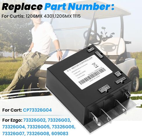 73326 G07 350A 36V PDS Shunt Controller ITS Throttle، يناسب عربات الجولف EZ-GO TXT سنة 2000 - 2009، يستبدل 73326G02 73326-G07 73326G04 73326G05 73326G06 73326G08 in Kuwait