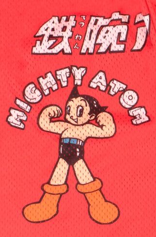 إسحاق موريس ليميتد أسترو بوي رجالي شورت رياضي شبكي مايتي أتوم مانغا شورت شبكي أستروبوي جرافيك شورت رجالي in Kuwait