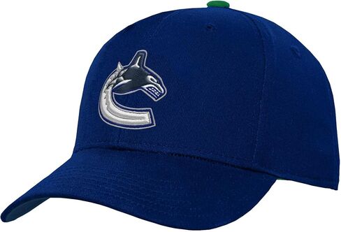 قبعة Outerstuff NHL Kids Youth 8-20 مرخصة رسميًا ومنحنية مسبقًا in Saudi Arabia