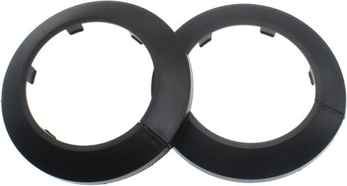 FDXGYH 3" Water Pipe Flange Cover 4 Pcs Snap Type Round Escutcheon Plate Cover for Water Pipe Faucet Collar Decoration in Saudi Arabia
