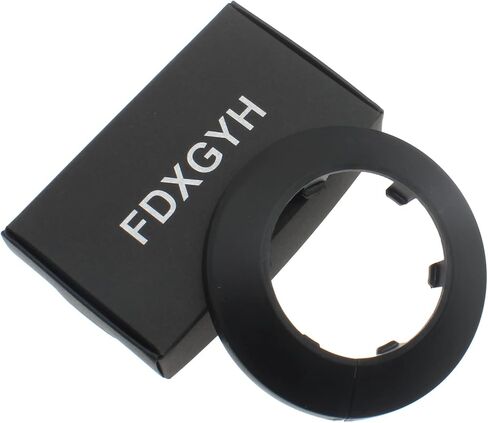 FDXGYH 3" Water Pipe Flange Cover 4 Pcs Snap Type Round Escutcheon Plate Cover for Water Pipe Faucet Collar Decoration in Saudi Arabia
