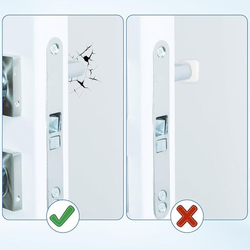 6Pcs Door Stoppers Wall Protector, Buffer Guard Doorknob Door Handle Bumper, Silicone Door Knob Guard Wall Shield, Self-Adhesive Door Handle Bumper Silencer for Home, Office, School in Saudi Arabia