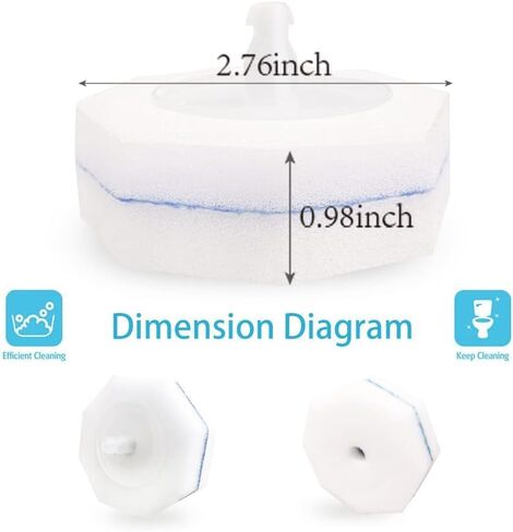 50PCS Toilet Brush Wand Refills Compatible with Clorox Wand Refills in Saudi Arabia