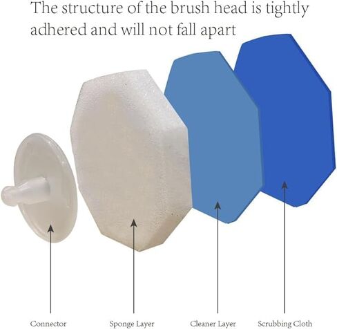 50PCS Toilet Brush Wand Refills Compatible with Clorox Wand Refills in Saudi Arabia