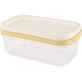 Butter Dish with lid, Unbreakable Butter Keeper Cheese Container with Cutting Net Food Storage Box for Home Kitchen Decor