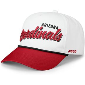 FOCO Men's NFL Team Logo Monty Script Marquee Rf Hat Caps