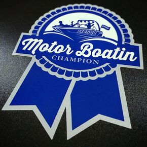Motor Boatin Champion -Sticker