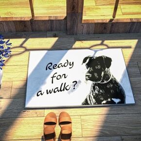 Low Pile Mat - 20" x 30" Non Slip Washable Mat - Perfect as Indoor Kitchen mats, Door mats, Bathroom mats & More! | Rubber Backed mat Made Polyester